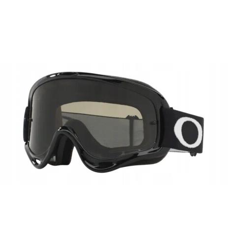 Oakley O-frame MX Goggles Jet Black Frame W/ Dark Grey Lens 702954