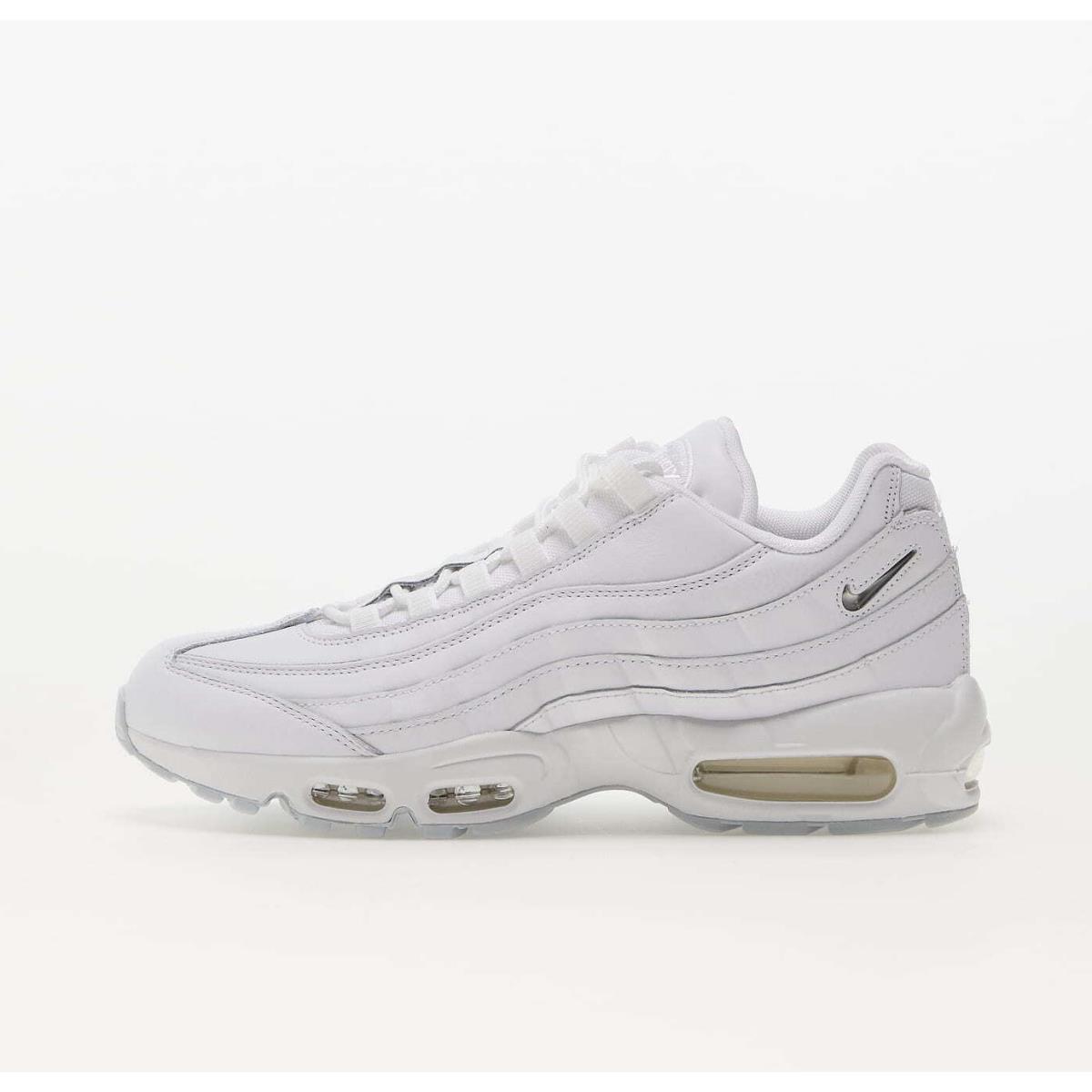 Nike Air Max 95 White and Pure Platinum FN7273-100 Airmax Shoes Running Sneakers