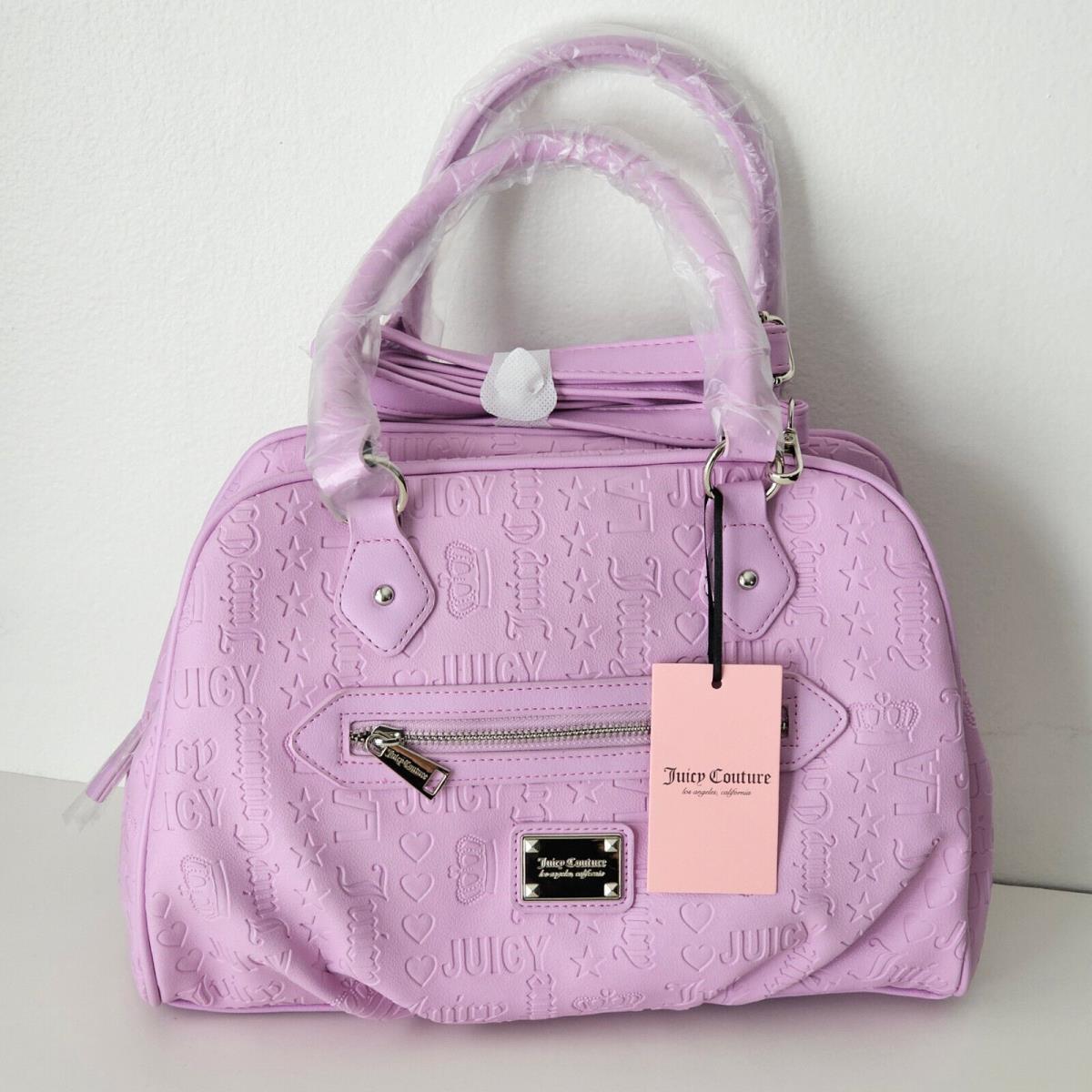 Juicy Couture Daydream Satchel Orchid Bouquet Logo