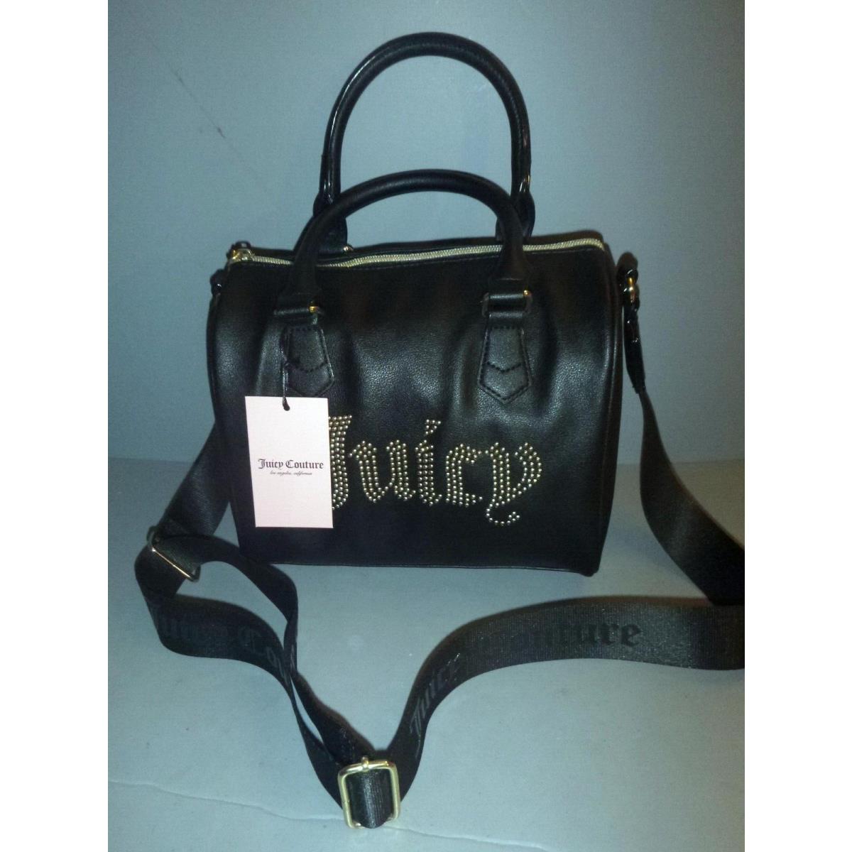 Juicy Couture Obesssion Satchel in Black Crossbody Bag/purse