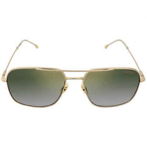 Carrera Green Gradient Gold Mirror Navigator Unisex Sunglasses Carrera 247/S - Gold Frame, Multi Lens