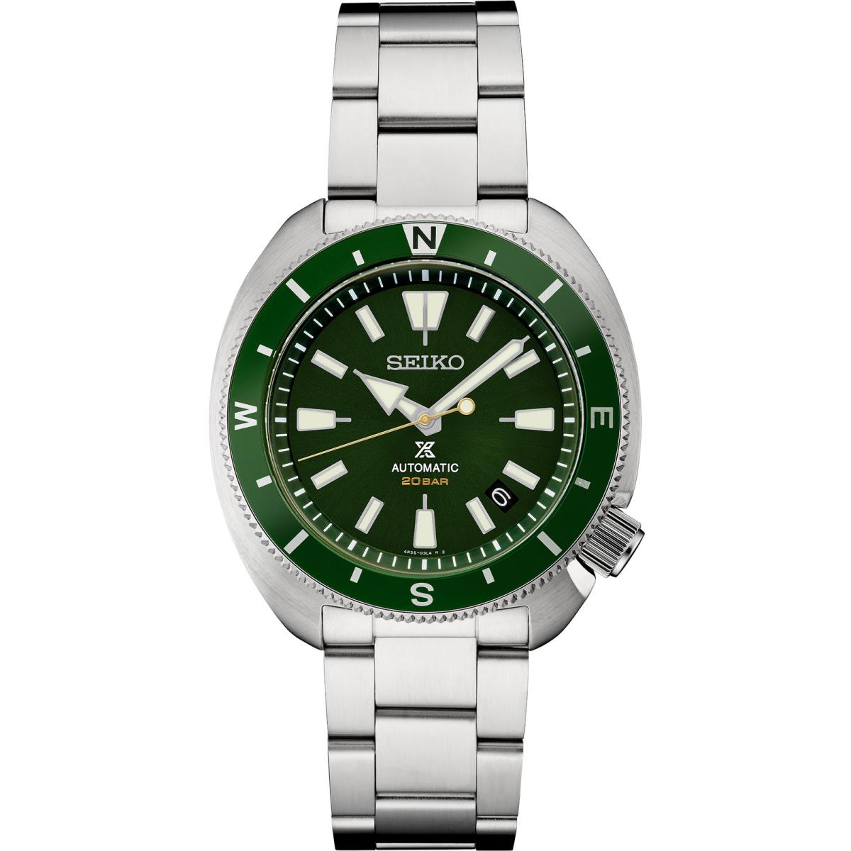 Seiko Prospex Automatic Diver Mens Green Dial Watch SRPH15