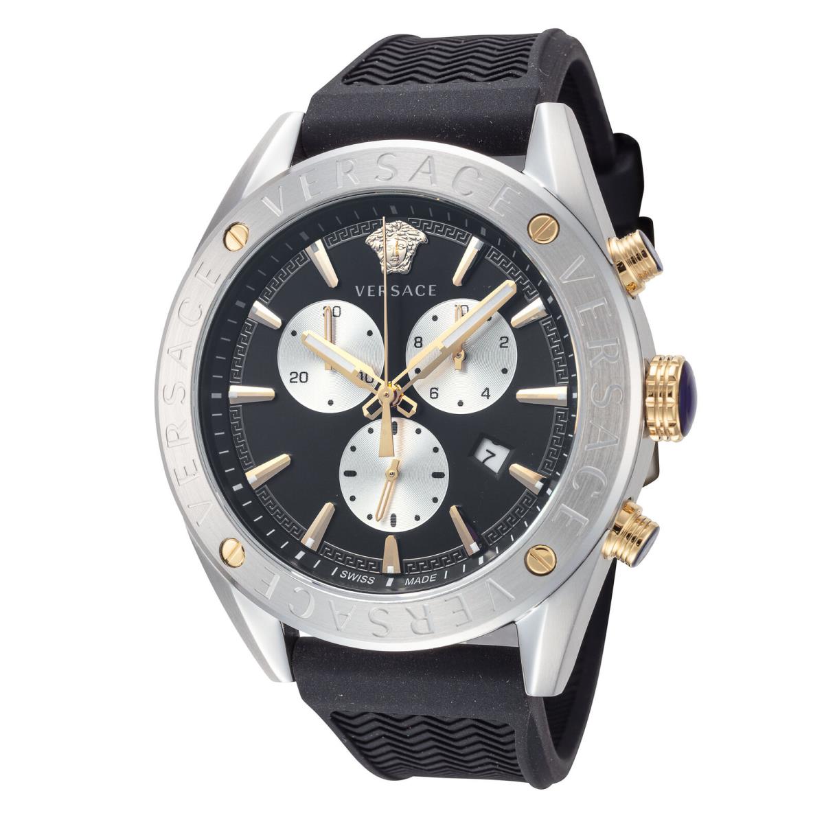 Versace Men`s VEHB00119 V-chrono 44mm Quartz Watch