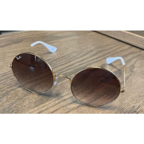 Ray-ban Ja-jo Women`s Sunglasses Arista Gold w/ Brown Gradient Lenses RB3592