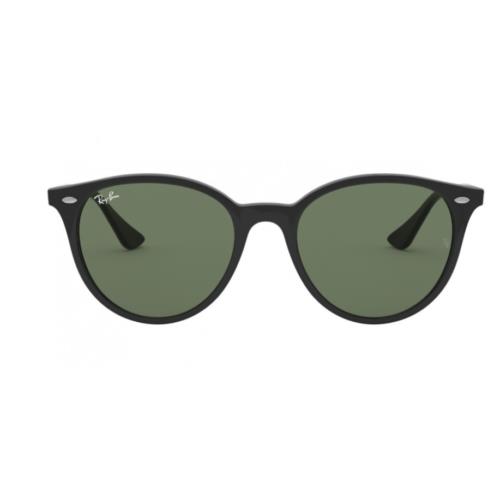 Ray-ban RB4305 Men`s Round Sunglasses - Black Frame with Green Lens