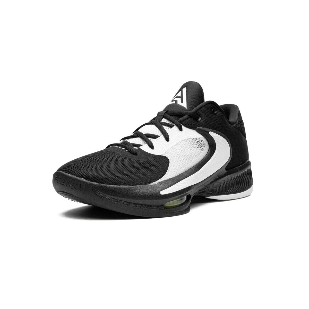 Nike Mens Zoom Freak 4 TB Basketball Shoes Size 11.5 Box NO Lid DO9679 002 - black /white -black