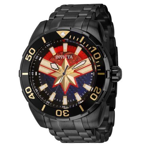 Invicta Captain Marvel Automatic Men`s 50mm Limited Carbon Fiber Watch 43057