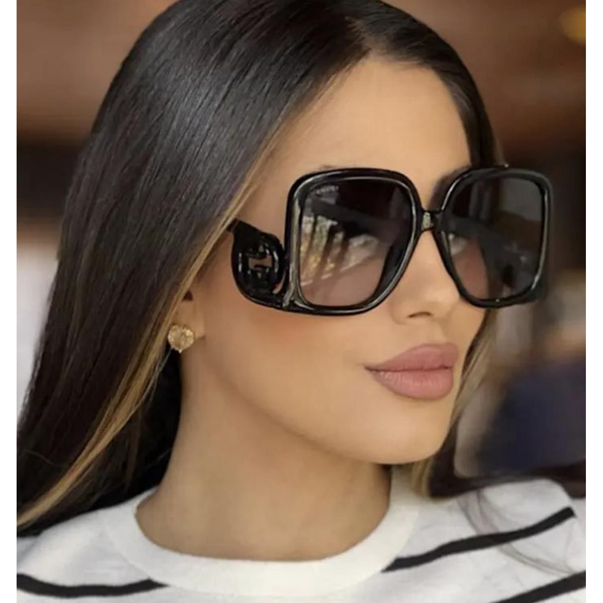 Gucci GG1326S-001-58 Black Sunglasses