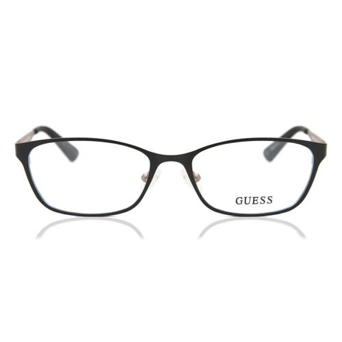 Guess GU2563 002 Rectangle Matte Black Eyeglasses