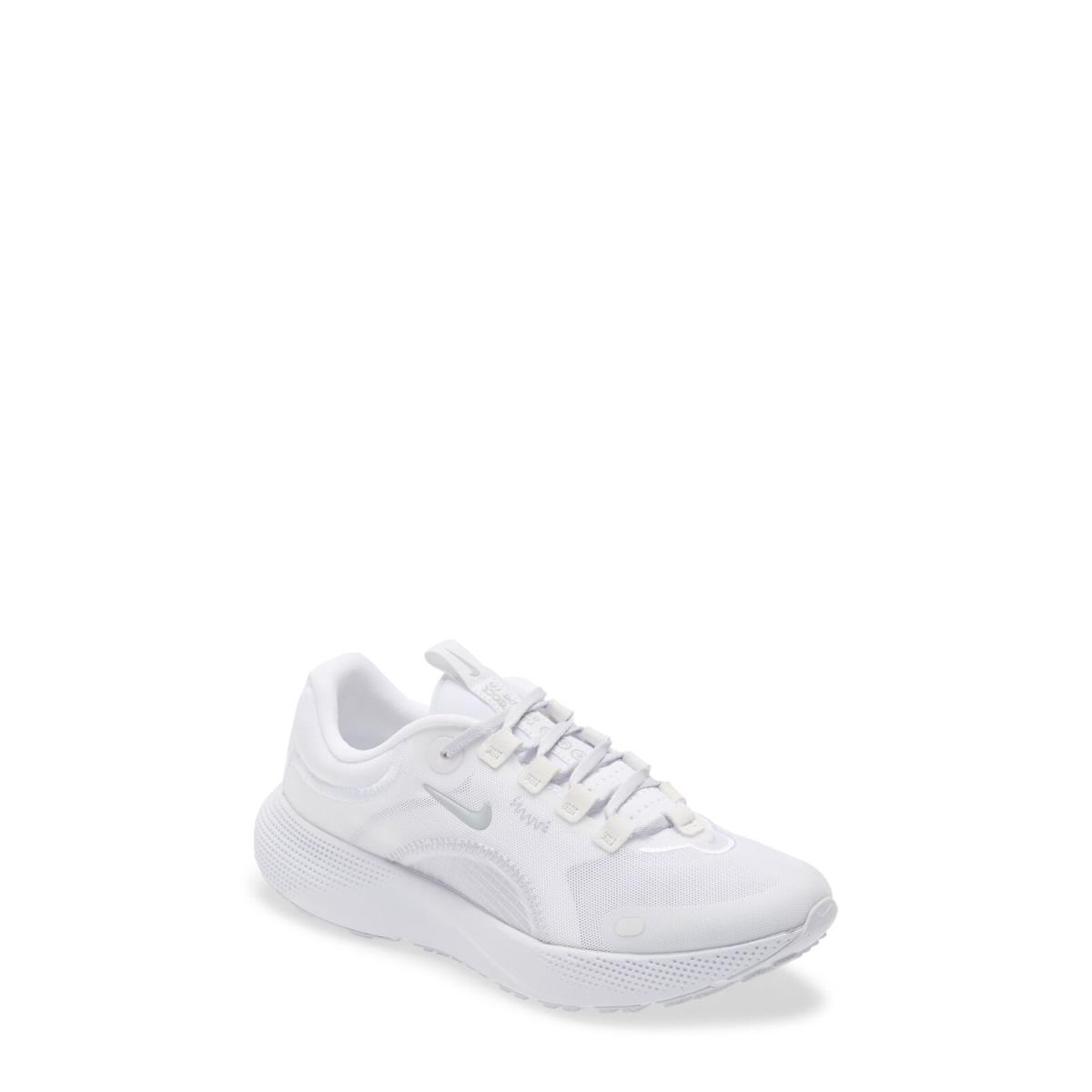 Nike Women`s React Escape Run Running Shoes in White/white Size 9.0