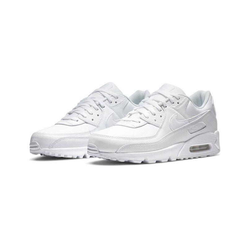 Nike Mens Air Max 90 Ltr_white/white-white CZ5594-100-SIZE 11 - WHITE/WHITE-WHITE