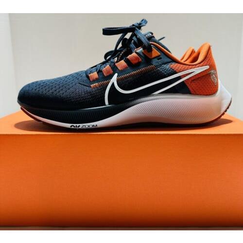 Nike Air Zoom Pegasus 38 Chicago Bears Shoes DJ0811 400 Blue Orange Size 6.5
