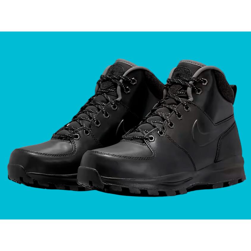 Nike Manoa Leather SE Boots Shoes DC8892-001 Black Men`s Size 10