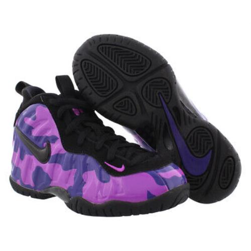Nike Little Posite Pro Baby Girls Shoes Size 2.5 Color: Black/court