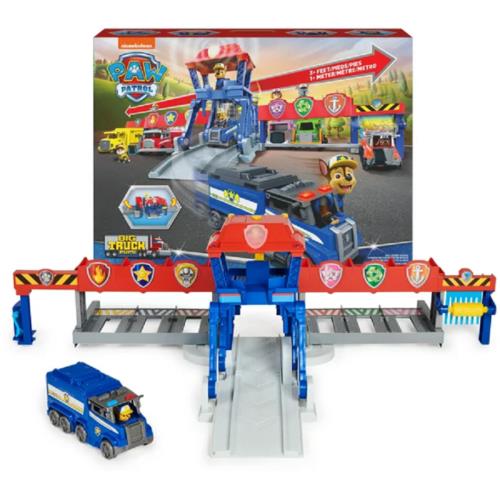 Paw Patrol Big Truck Pups Truck Stop HQ with Vehicle 3ft. Wide Playset