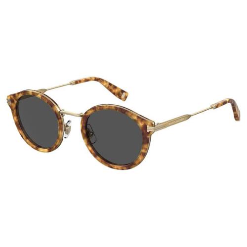 Marc Jacobs MJ 1017/S A84IR Sunglasses Tortoise Gold / Grey Round