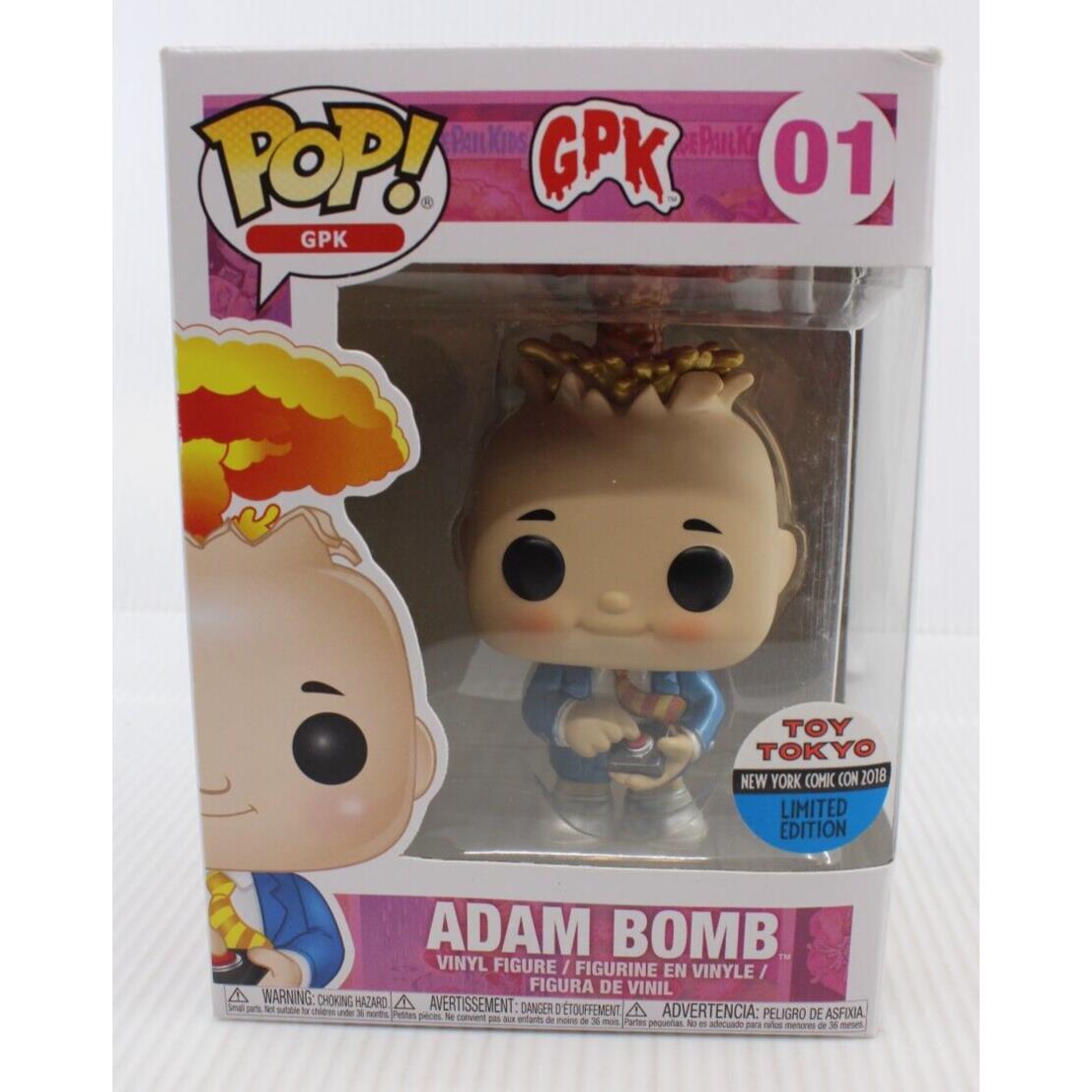 G4 Funko Pop Gpk Toy Tokyo Exclusive Adam Bomb Garbage Pail Kids Vinyl Figure 01