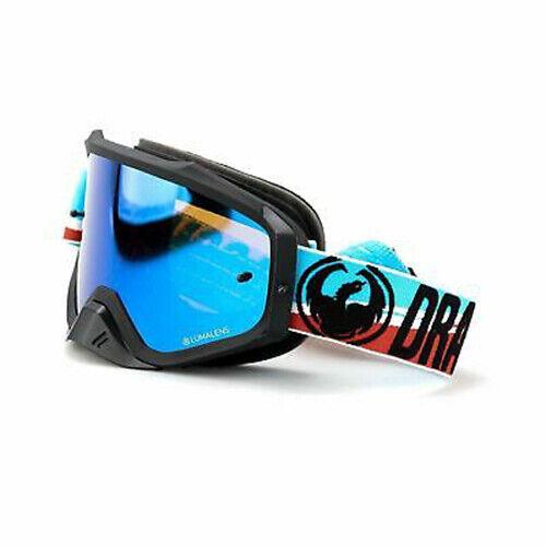 Dragon Alliance Mxv Plus Bonus Moto Goggles Shot / Luma Lens Blue Ion + Clear