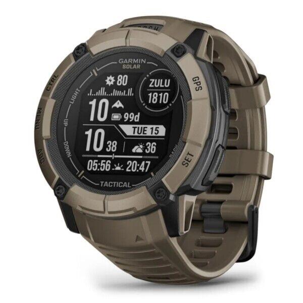 Garmin Instinct 2X Solar Tactical Edition Gps Watch Coyote Tan 010-02805-12