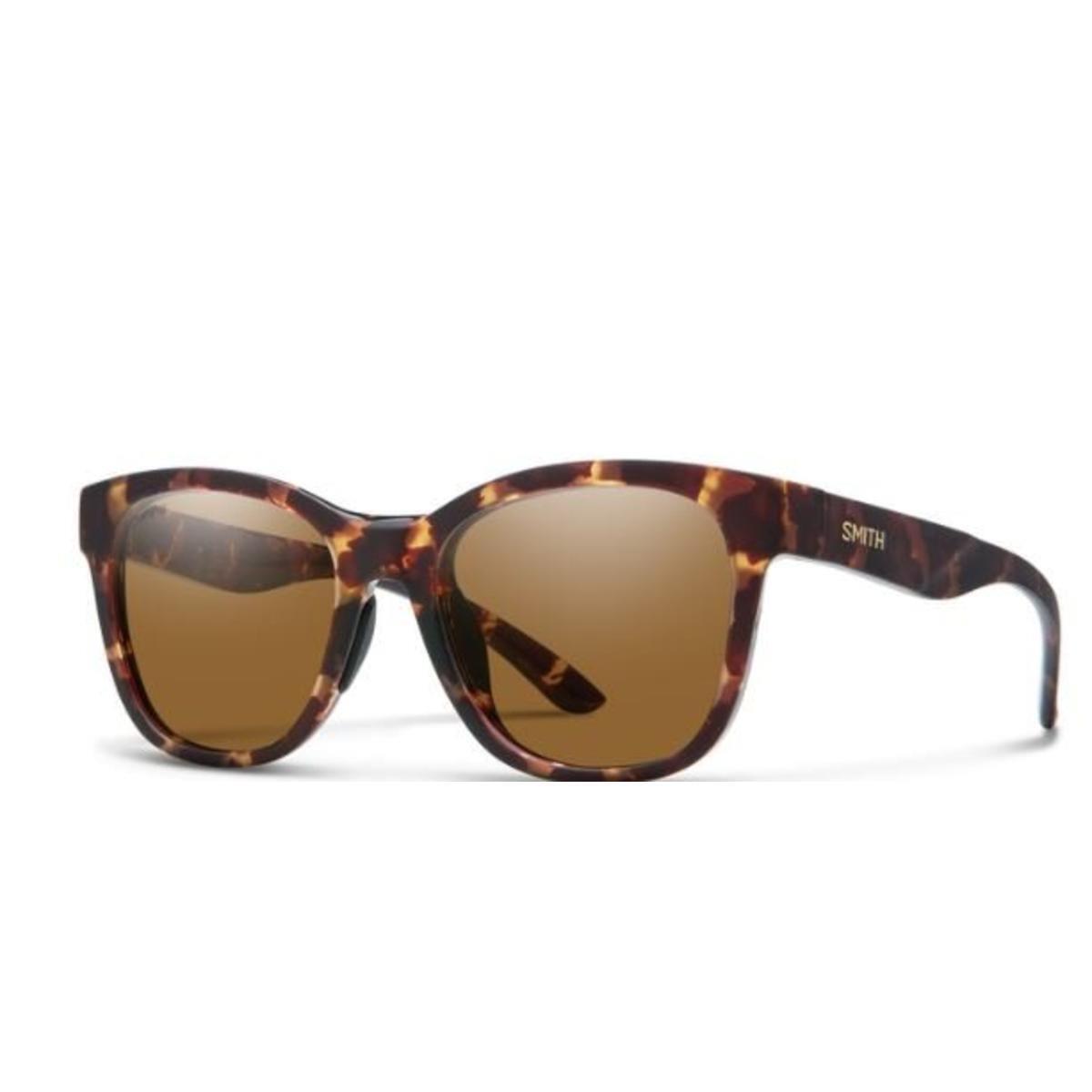 Smith Caper Sunglasses Matte Tortoise Chromapop Polarized Brown