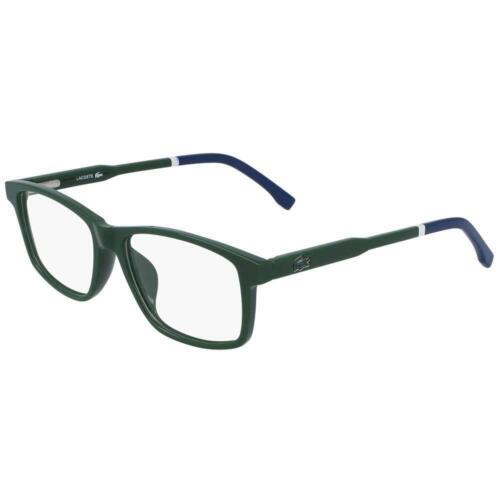 Kids Lacoste L3637 315 Green Eyeglasses 49/14/130 with Lacoste Case