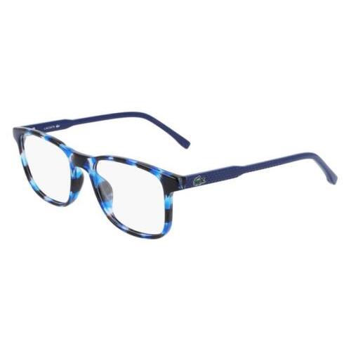 Kids Lacoste L3633 215 Blue Havana Eyeglasses 49/17/135 with Lacoste Case