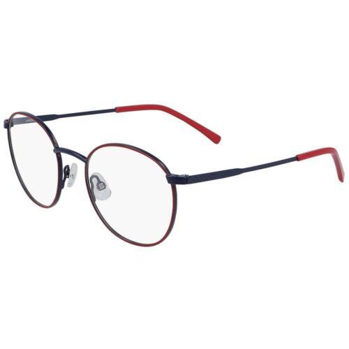 Kids Lacoste L3108 615 Red Dark Blue Eyeglasses 45/18/130 W/lacoste Case