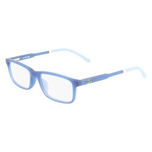 Kids Glow in The Dark Lacoste L3646 424 Matte Blue Lumi Eyeglasses 49/16/140