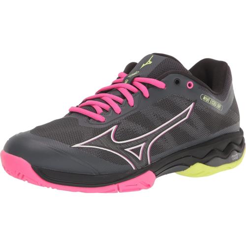 Mizuno Women`s Tennis Shoe Ebony-pink Glo