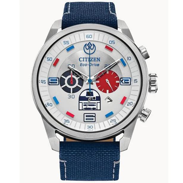 Citizen Star Wars R2-D2 CA4219-03W Date Indicator Men`s Chronograph Watch