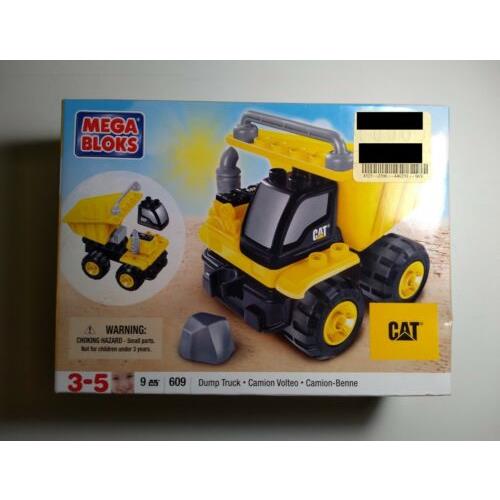 Mega Bloks Caterpillar Dump Truck Toy 2008 609