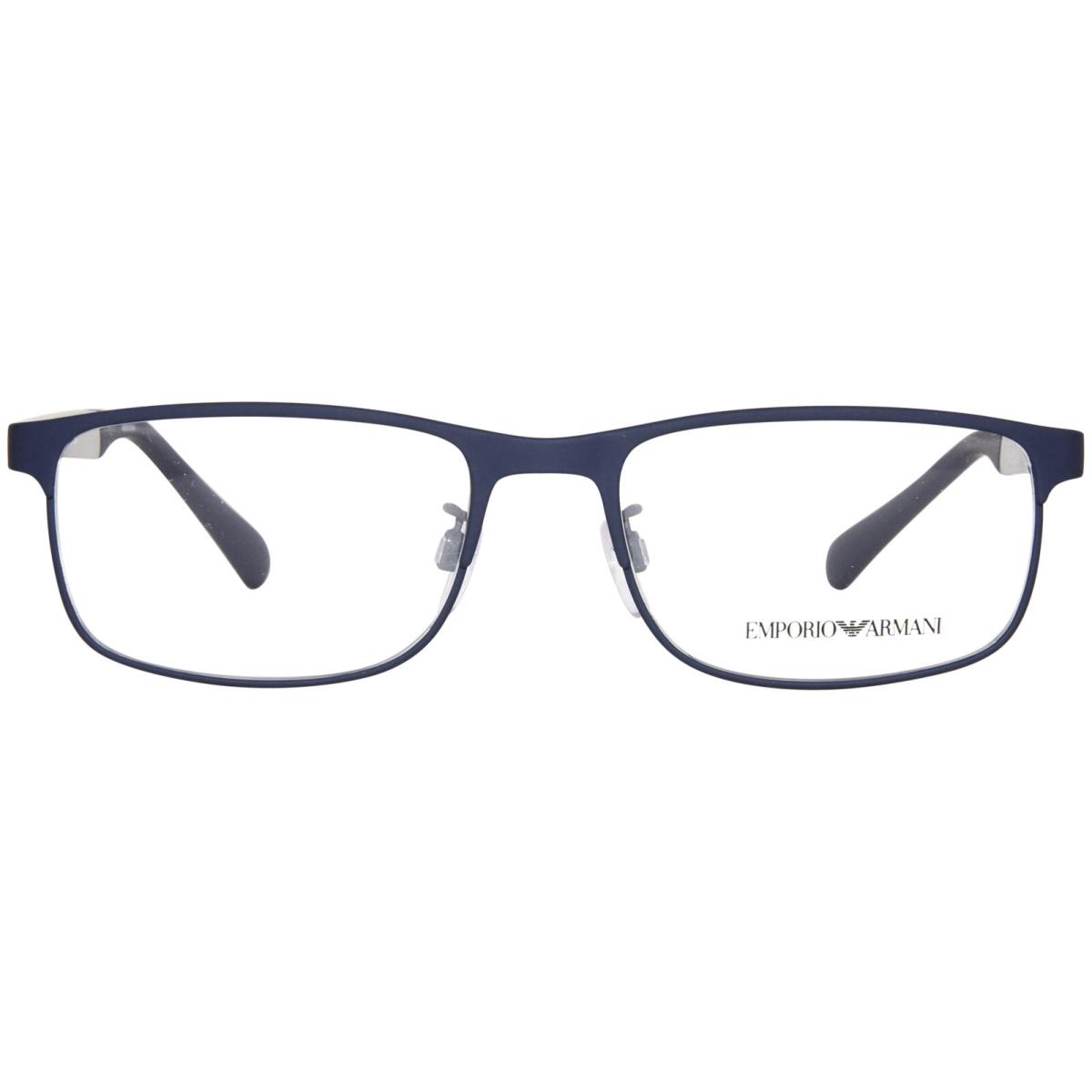 Emporio Armani Eyeglasses Frame Men`s EA1112 3131 Rubber Blue 54mm