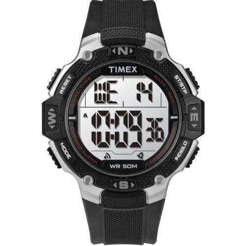 Timex Water Resistant Chronograph Men`s Digital Black Wrist Watch TW5M41200