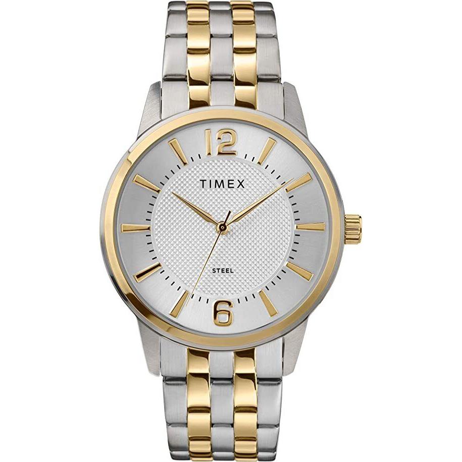 Timex Mens Dress Analog Stainless Steel Mens Watch TW2T59900