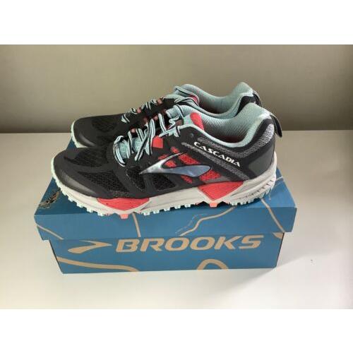Brooks Cascadia 11 Women`s Trail Running Shoes - Gray - Sz 6.5