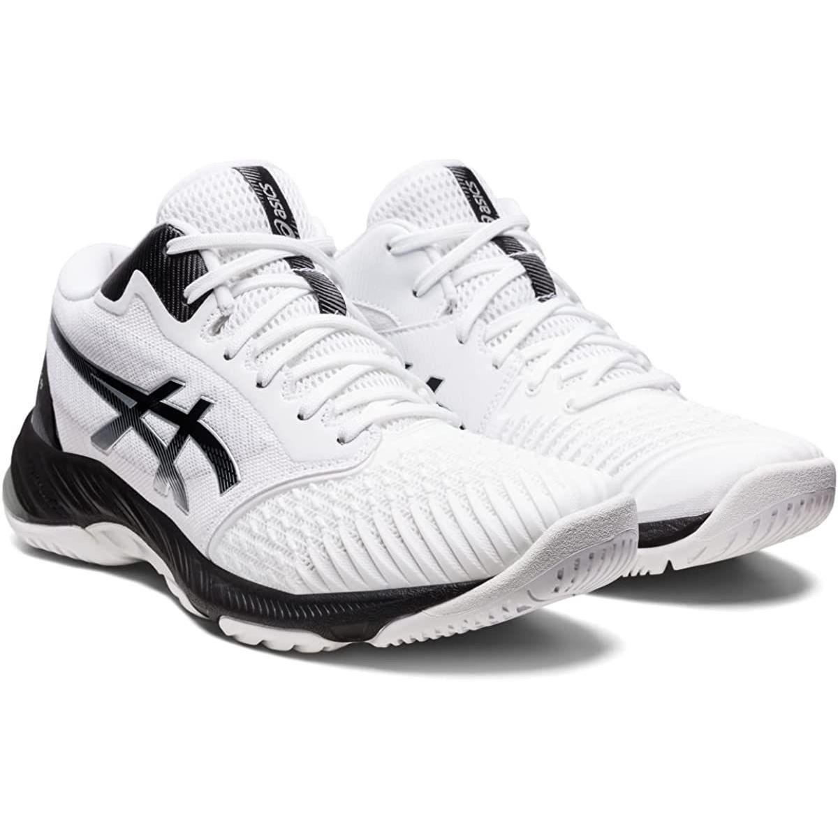 Asics Men`s Netburner Ballistic Flytefoam Mid Top 3 Volleyball Shoes