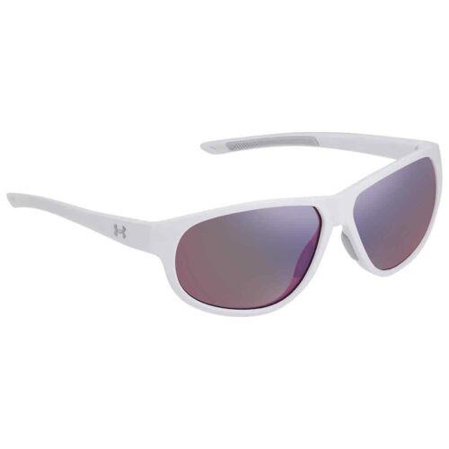 Under Armour Unisex Sunglasses White and Grey Rectangular UA Intensity 0HYM PC