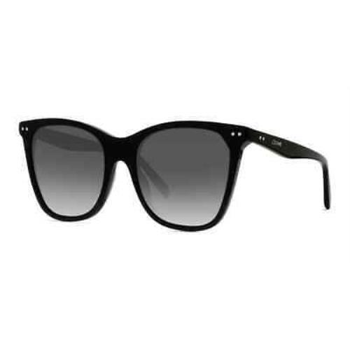 Celine Paris CL40134F CL 40134F 01D Black Polarized 56-19-145 Sunglasses