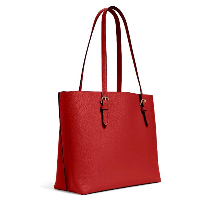 Coach  bag  Mollie Tote - Red Apple Handle/Strap, Gold Hardware, Red Apple / Gold Exterior 11