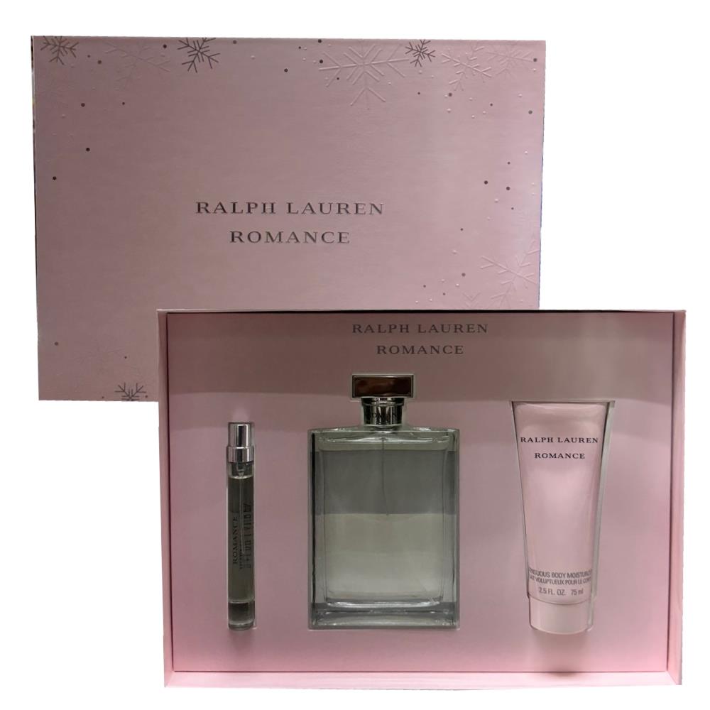 Romance BY Ralph Lauren Edp 5.1 OZ +0.34 OZ + Body/mois 2.5 OZ