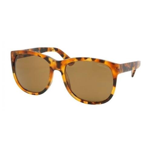 Ralph Lauren Purple Label Yellow Havana Oversized Sunglasses 56mm 8072W