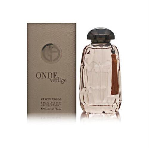 Giorgio Armani Onde Vertige Eau de Parfum Spray Women 3.4 oz / 100 ml Boxed