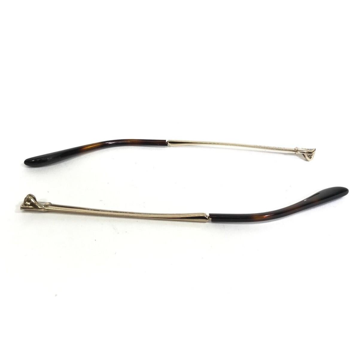 Bvlgari 4108-B 5332 Black Gold Eyeglasses Sunglasses Arms Only For Parts