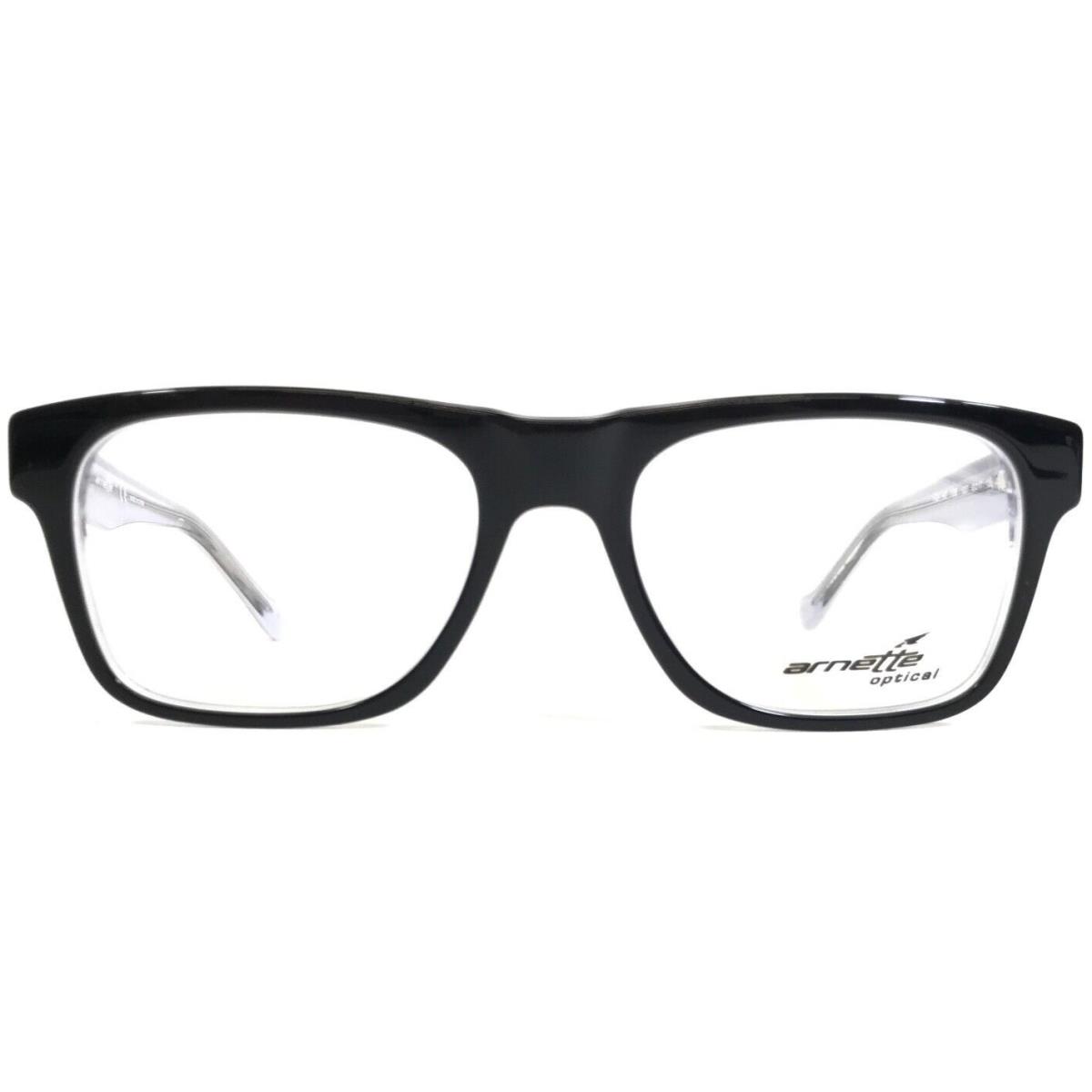 Arnette Small Eyeglasses Frames High Hat 7086 1007 Black White Purple 49-17-135