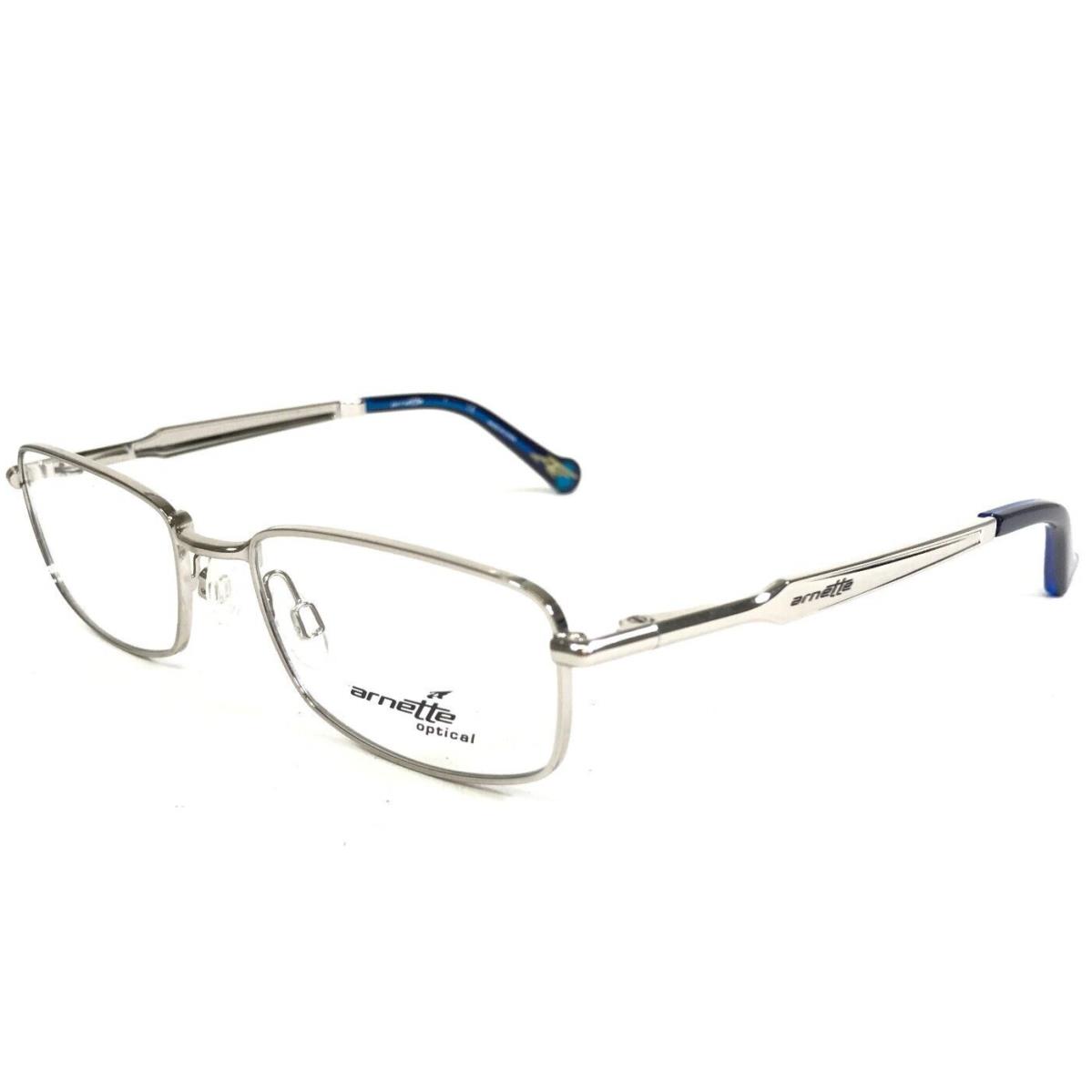 Arnette Small Eyeglasses Frames MOD.6083 507 Silver Wire Rim Square 49-17-135 - Frame: Silver
