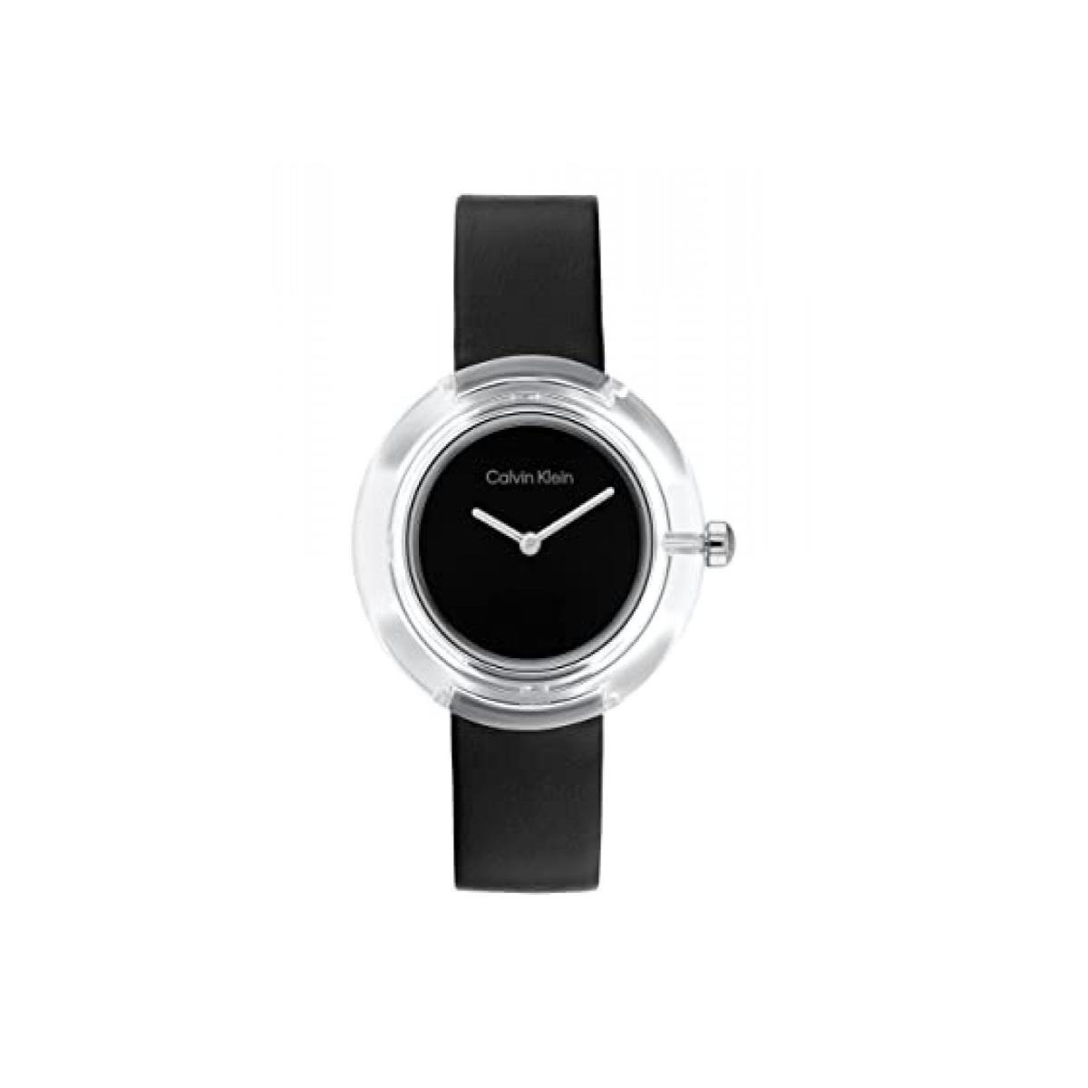 Watch Calvin Klein 25200020 Circular Transparent Resin Women 34mm Res