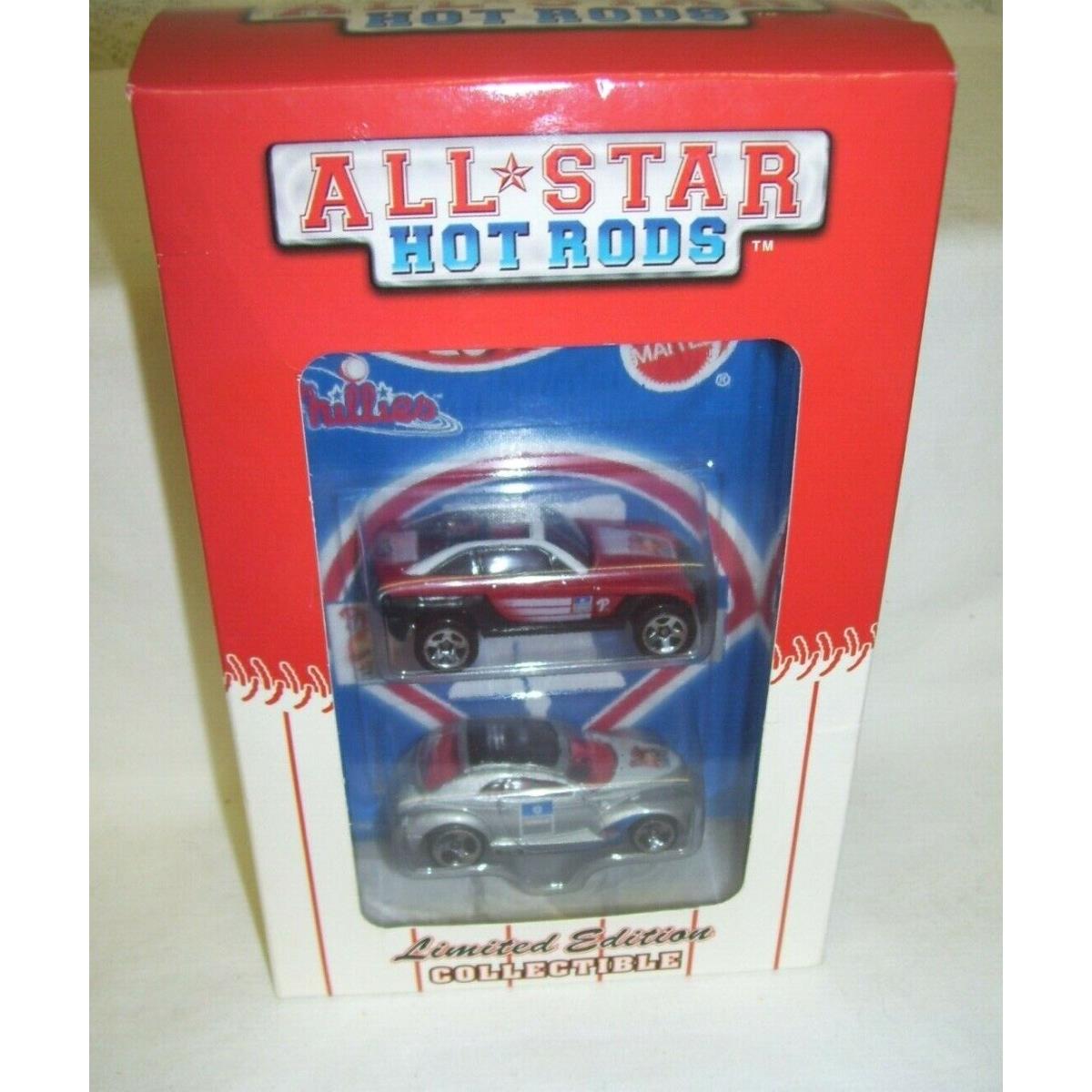 Hot Wheels Phillies All Star Hot Rods 2003 Limited Edition Set of Two Mip