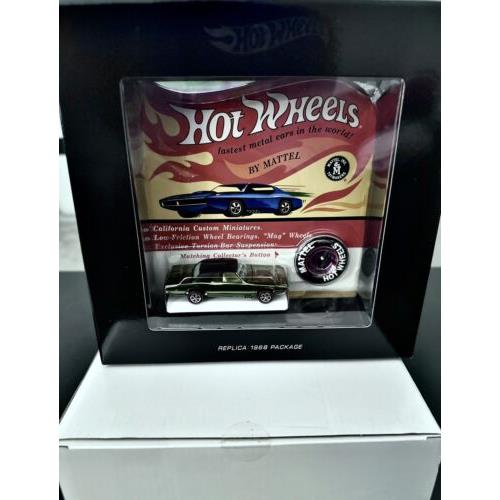 2018 Hot Wheels Red Line Club Rlc 16 Custom Ford T-bird Olive FCM75