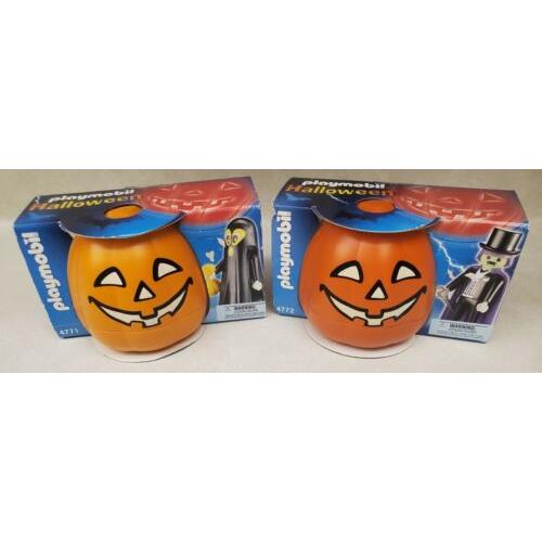 Playmobil Halloween 4771 Ghost 4772 Dracula 2005 Pumpkins