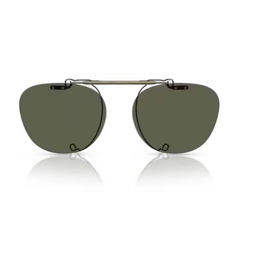 Oliver Peoples 0OV5036C Sheldrake 53299A Antique Gold/green 49mm Men`s Clip On